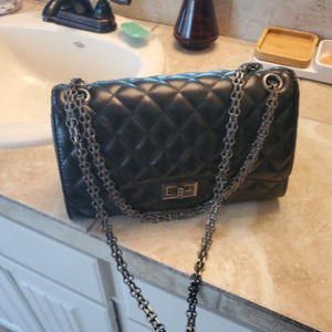 Crossbody Bags for Women Leather Ladies Shoulder Purses with Chain Strap